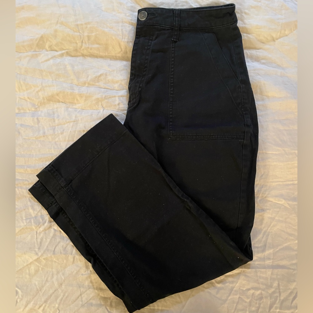 Black Old Navy Cargo Pants Size 8